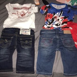 Two True religion set outfits.